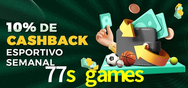 10% de bônus de cashback na 77s games